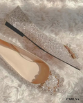 Chaussure femme mariage sans talon
