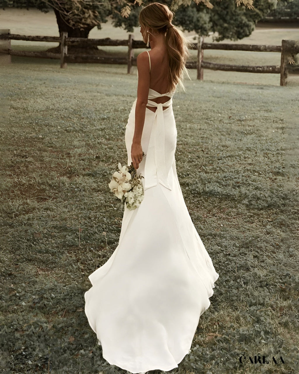 Robe mariage civil fendue