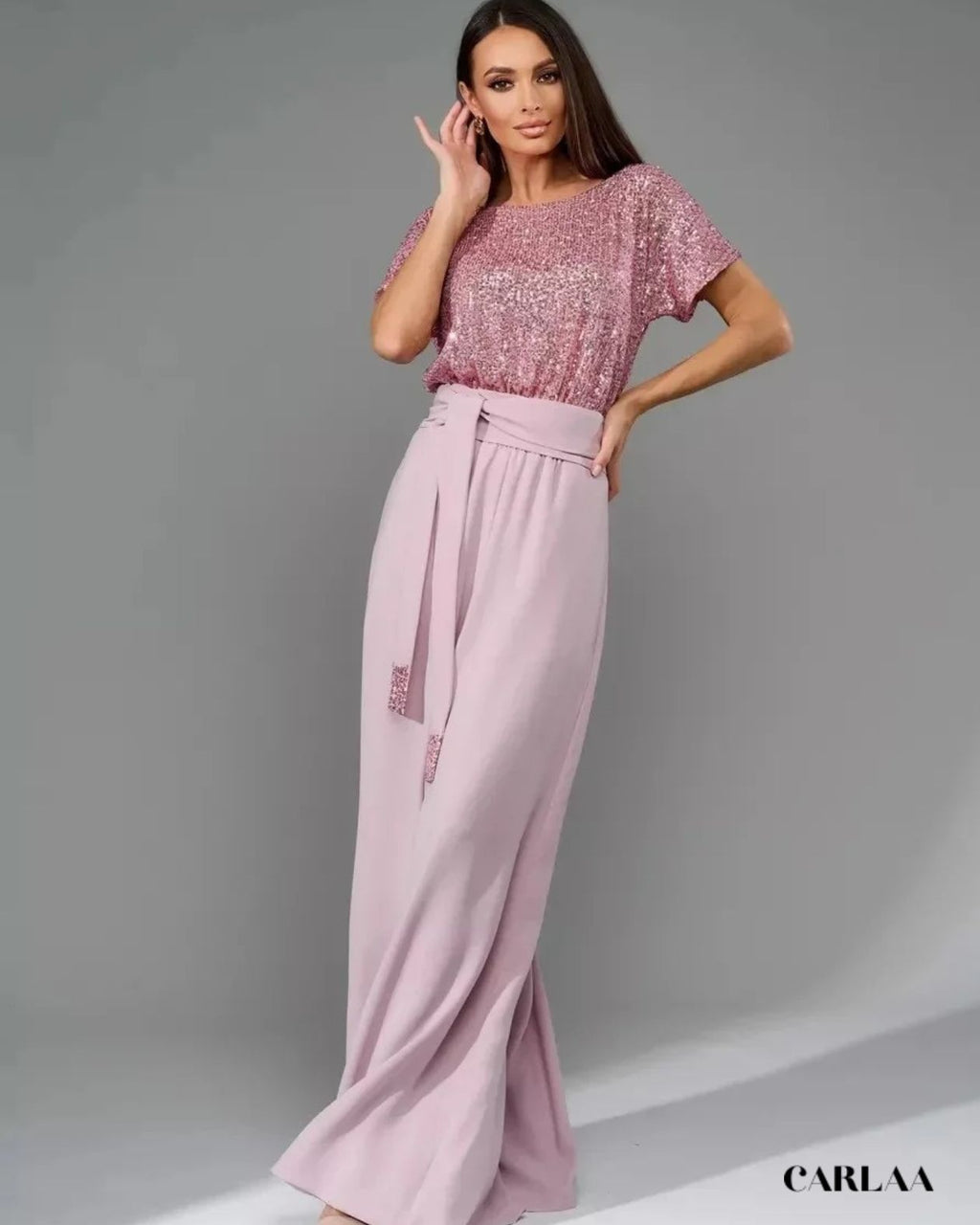 Flowy sequin jumpsuit