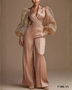 Combinaison grande taille champagne