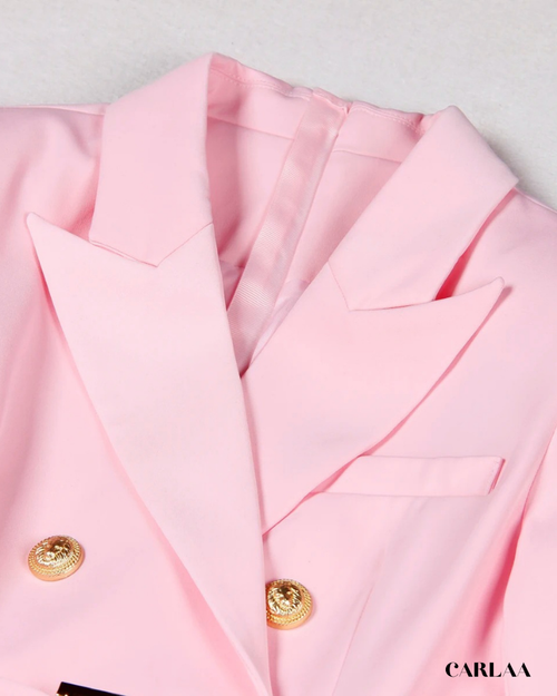 Robe tailleur avec ceinture