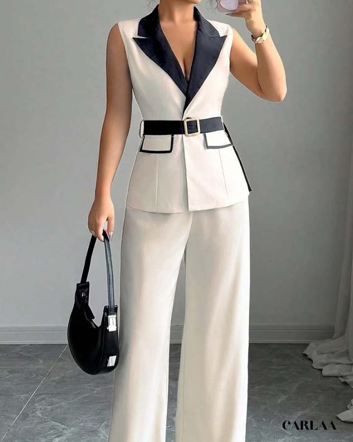Ceremonie tailleur femme invitée mariage