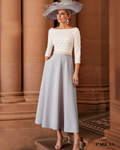 Robe mere de la mariee manche longue