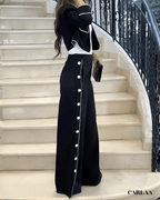 Women's elegant black suit