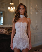 Robe mariage civil courte boheme