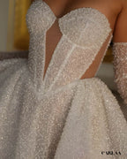Robe de mariée courte princesse