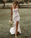 Robe mariage civil fendue
