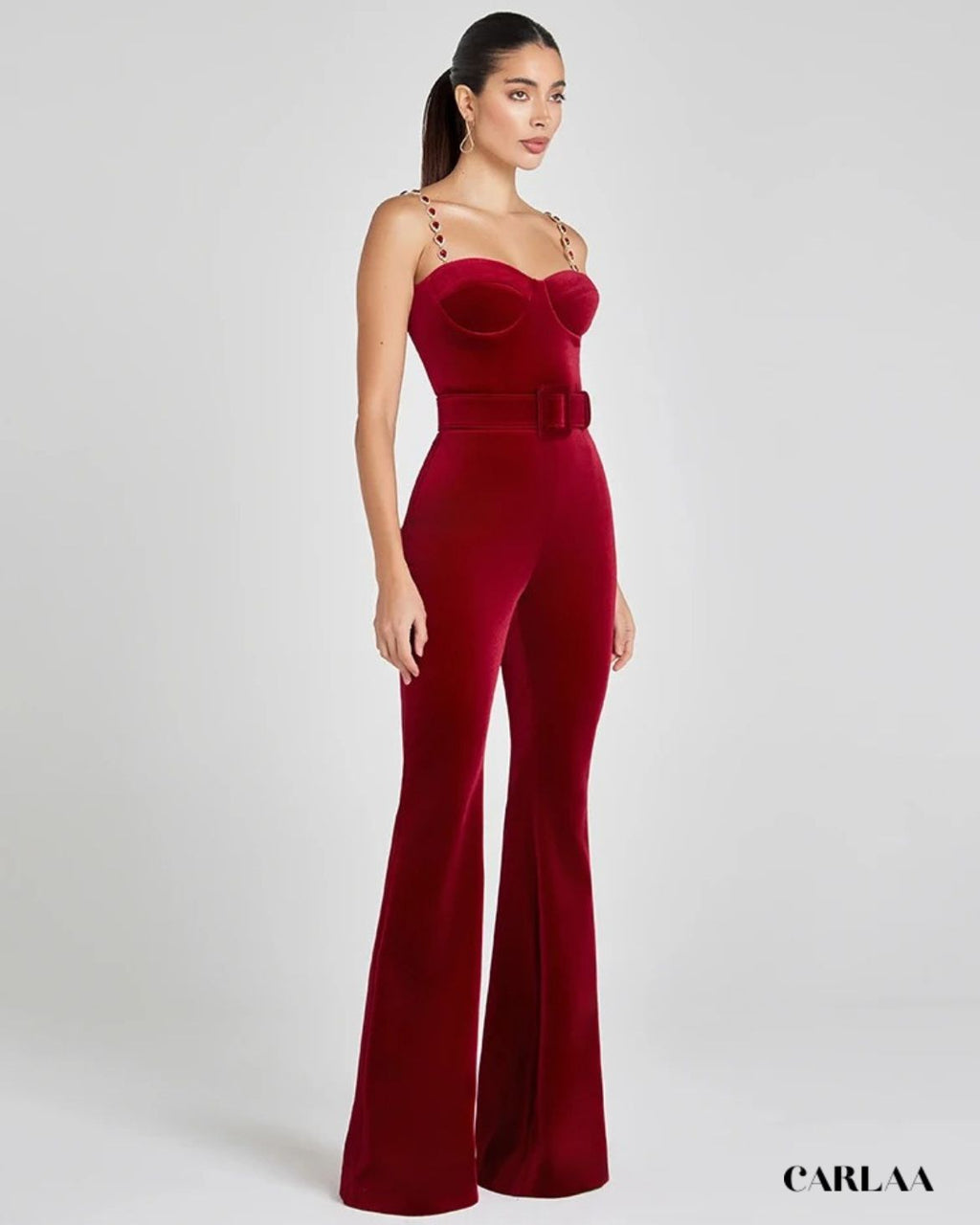 Combinaison velours femme fete
