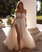Luxury civil wedding dress