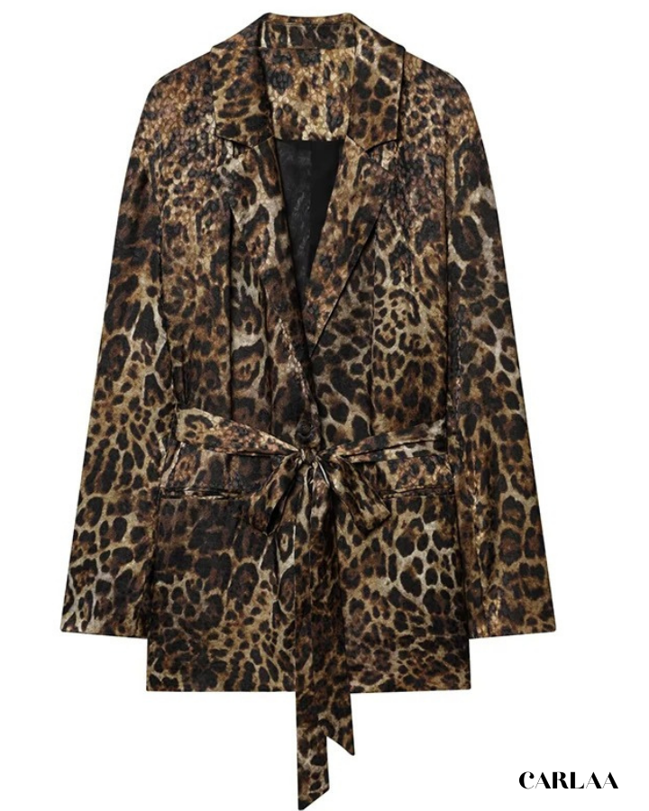 Ensemble Tailleur Femme Léopard