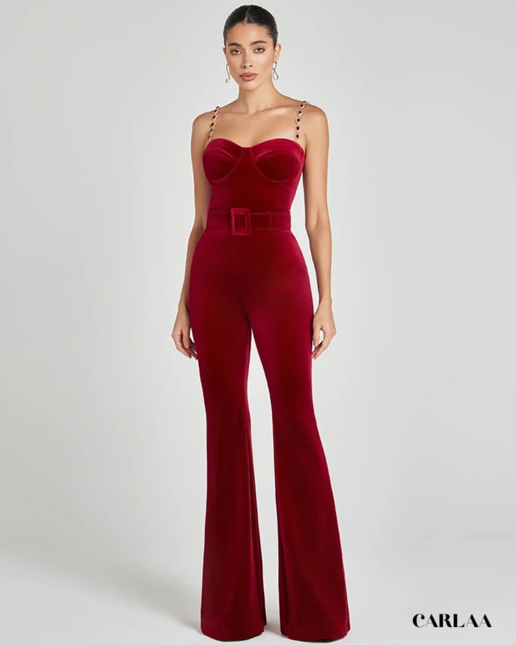 Combinaison velours femme fete
