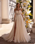 Luxury civil wedding dress