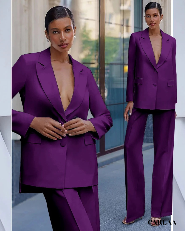 Formal trouser suit for a wedding