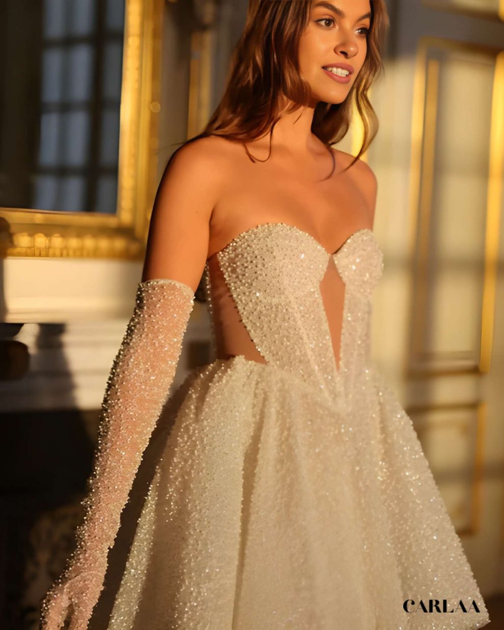 Robe de mariée courte princesse