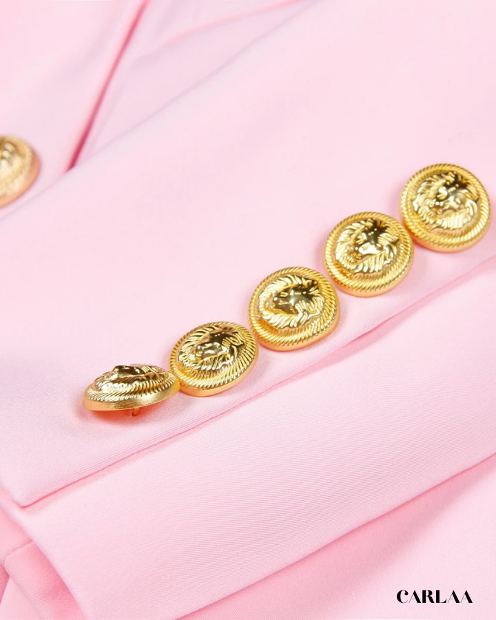 Tailored dress with belt