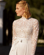 Combinaison Mariage Luxe Dentelle