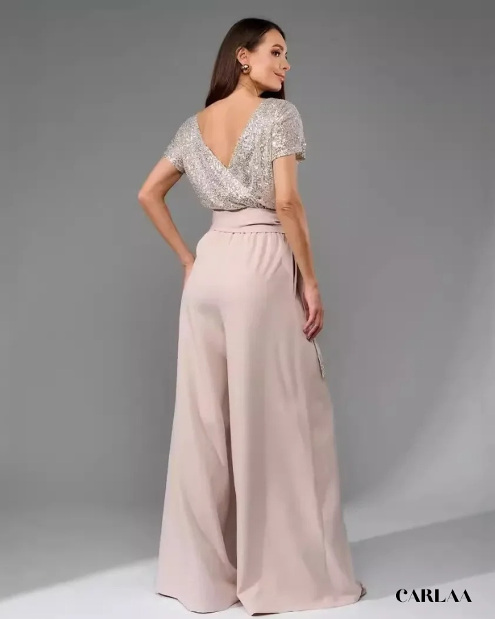 Flowy sequin jumpsuit