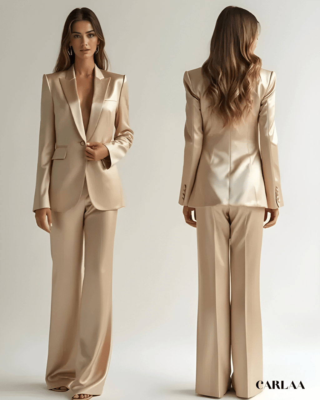 Costume champagne mariage