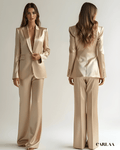 Costume champagne mariage