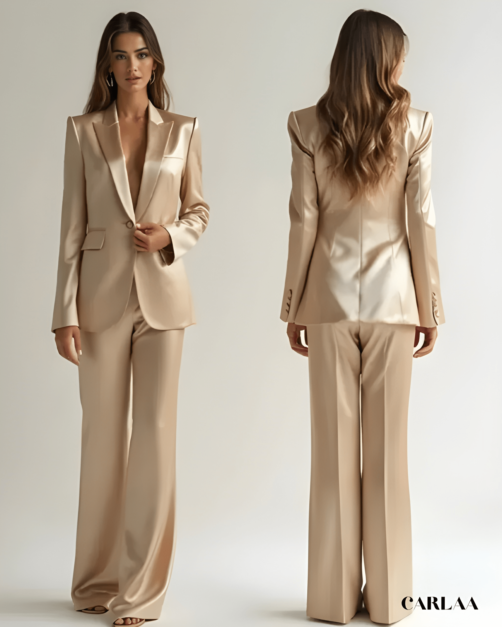 Costume champagne mariage