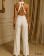 Combinaison de Mariée Col Halter