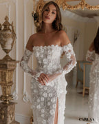 Robe mariage longue dentelle
