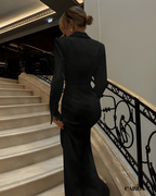 Robe blazer longue