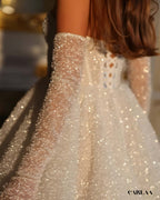 Robe de mariée courte princesse