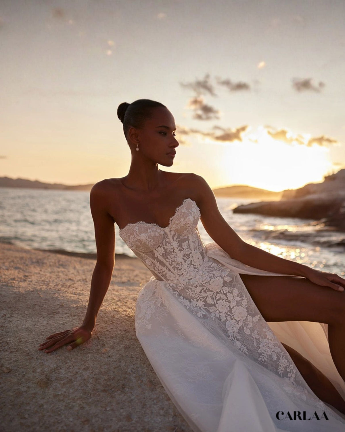 Robe mariage fleur 3d