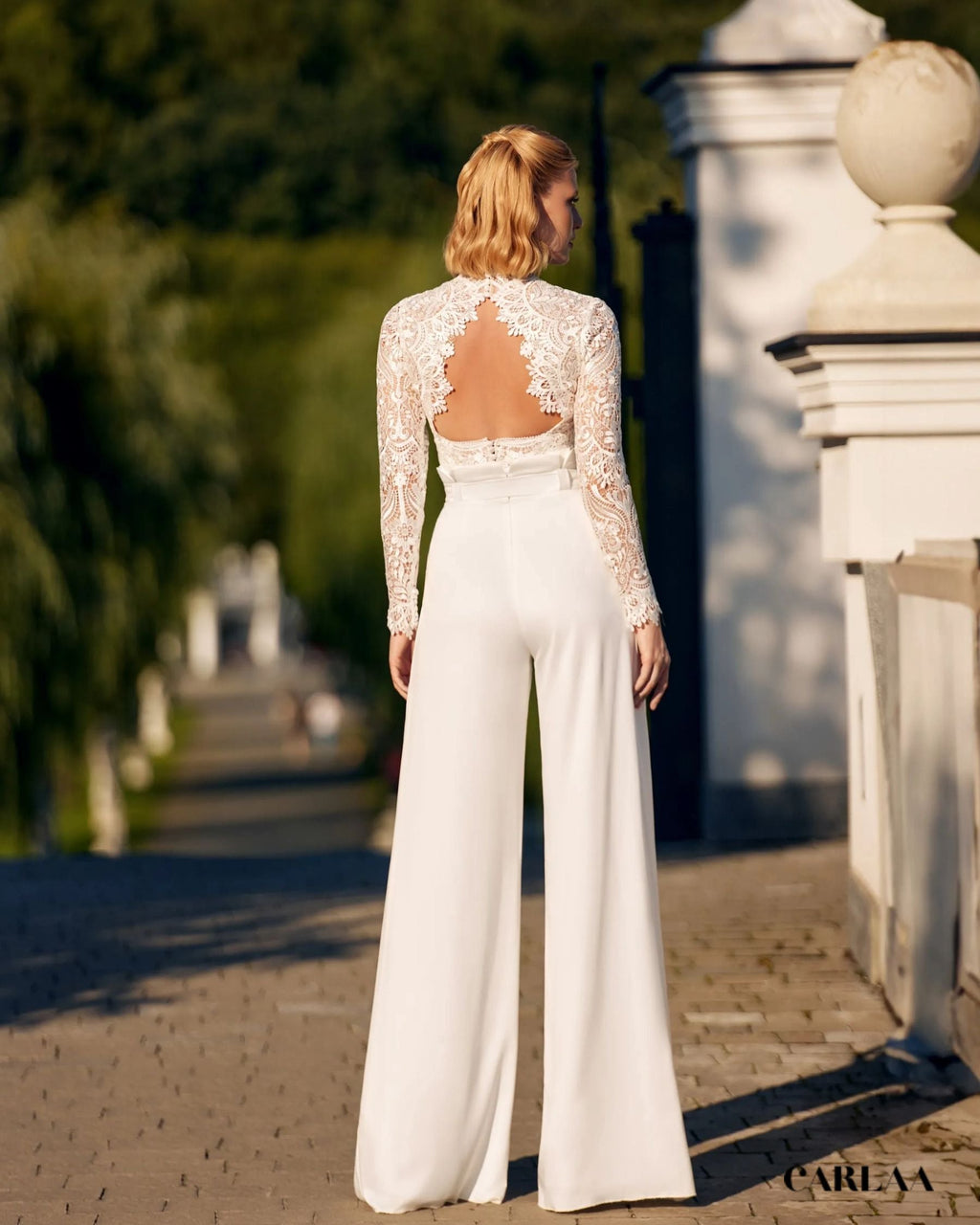 Combinaison Mariage Luxe Dentelle