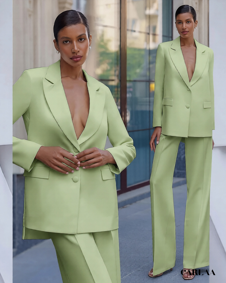 Formal trouser suit for a wedding