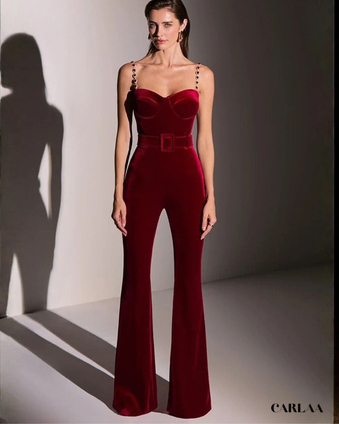 Combinaison velours femme fete