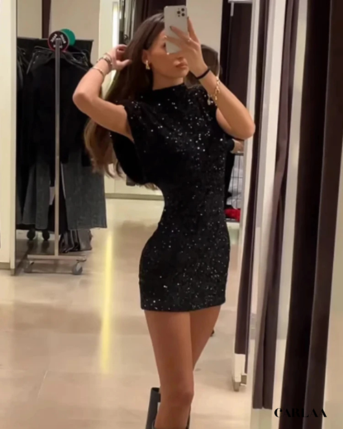 Robe noir nouvel an