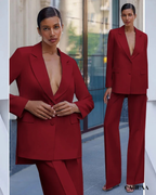 Formal trouser suit for a wedding