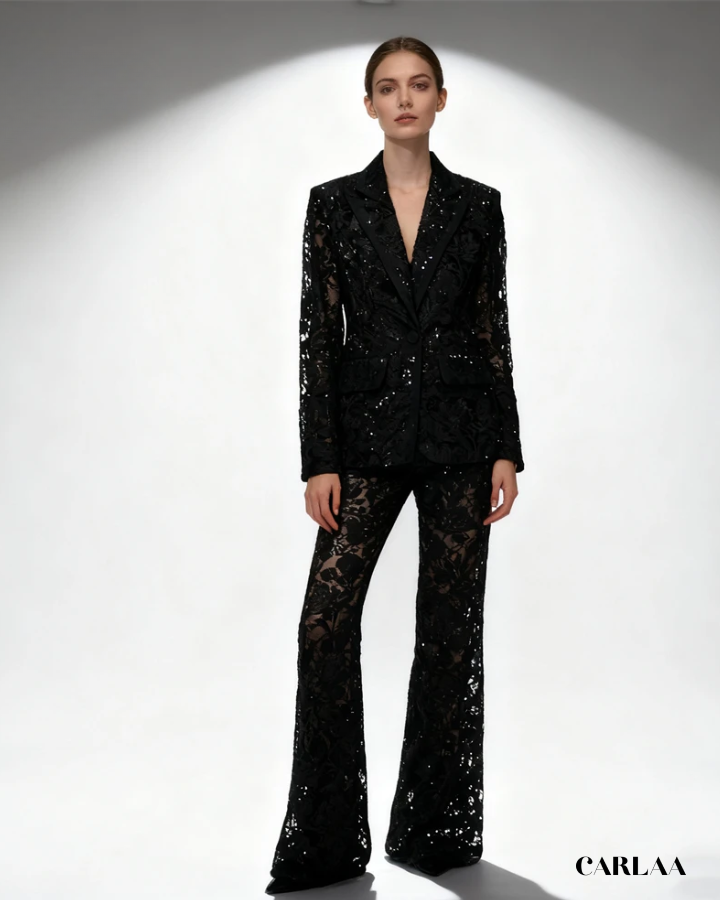 Tailleur pantalon mariage femme 60 ans
