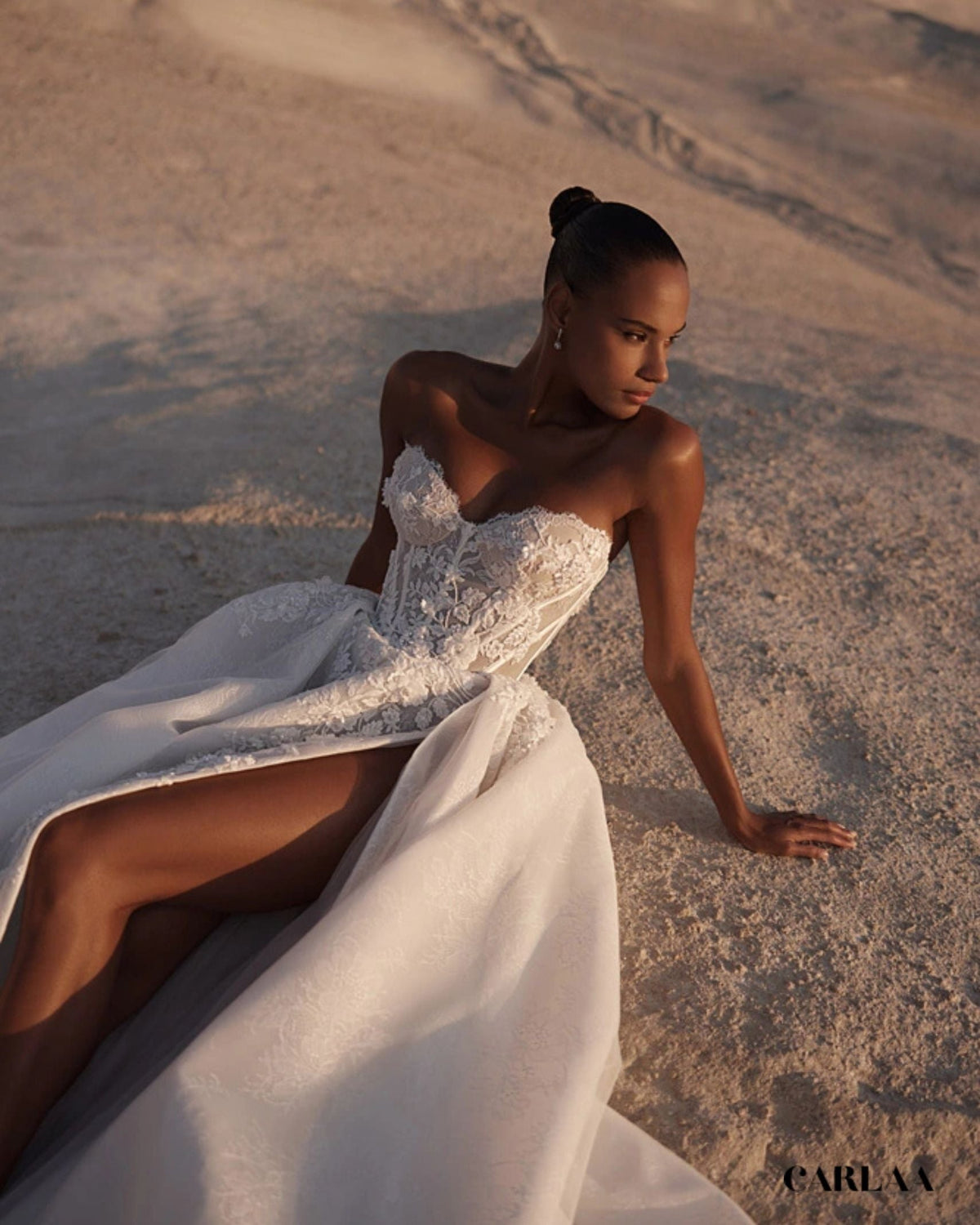 Robe mariage fleur 3d