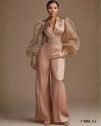 Combinaison grande taille champagne