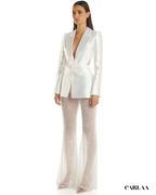Pantalon tailleur femme mariage civil