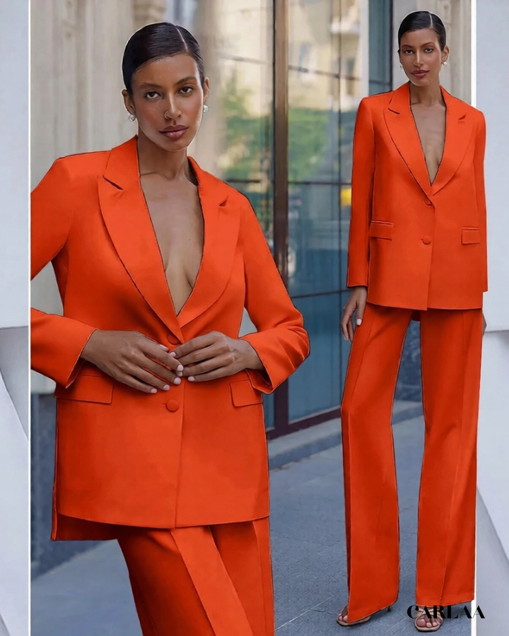 Formal trouser suit for a wedding