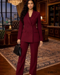Tailleur mariage femme bordeaux