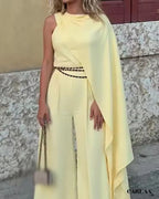 Tenue mariage femme jaune