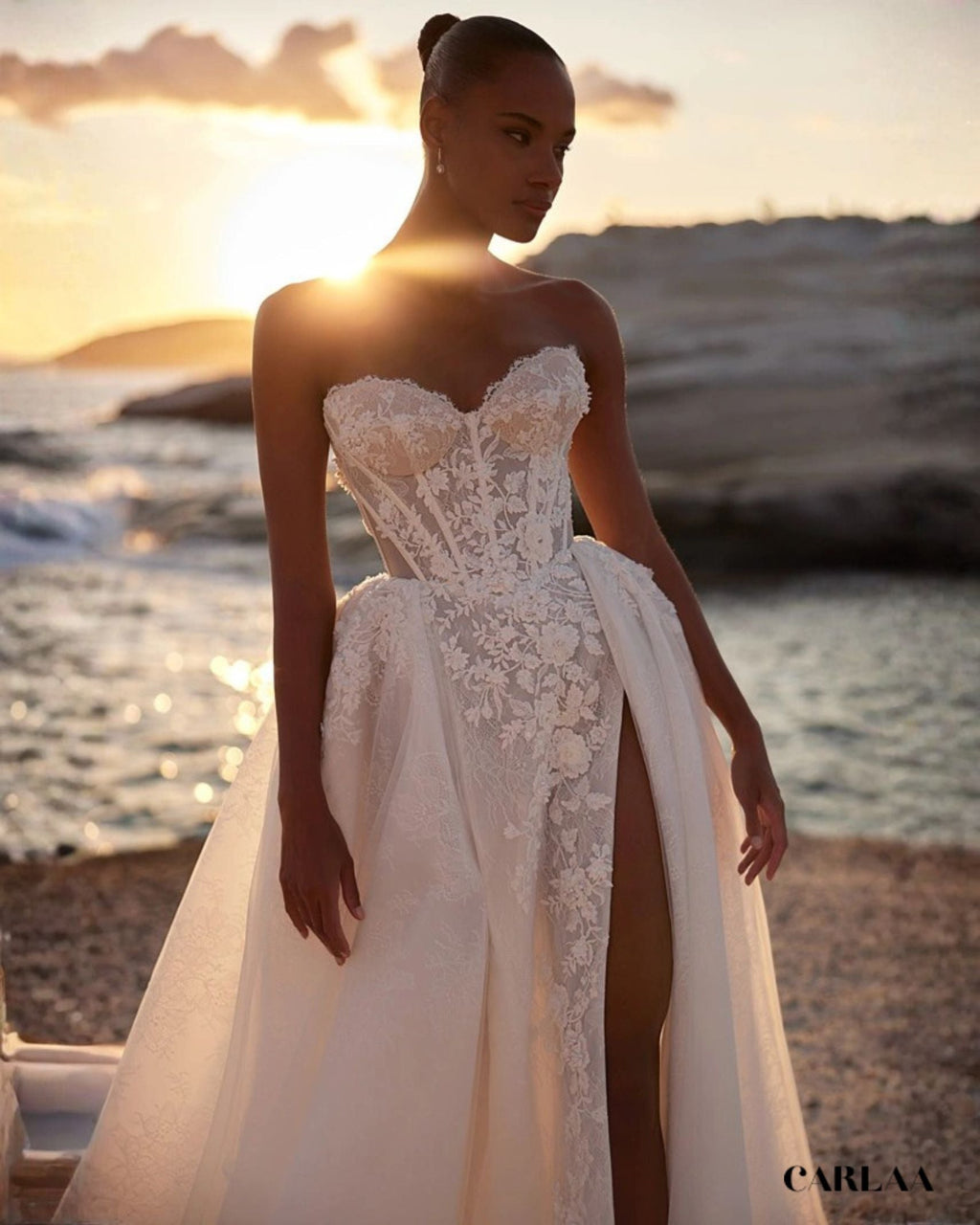 Robe mariage fleur 3d