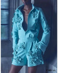 Light blue romper