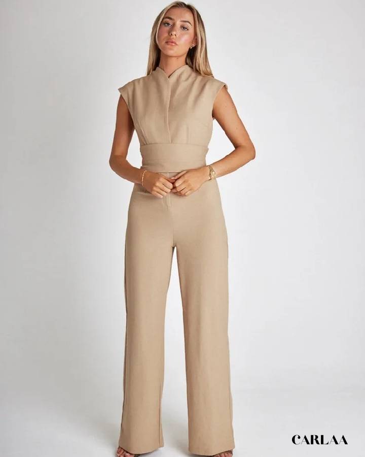 Women's Pleated Jumpsuit