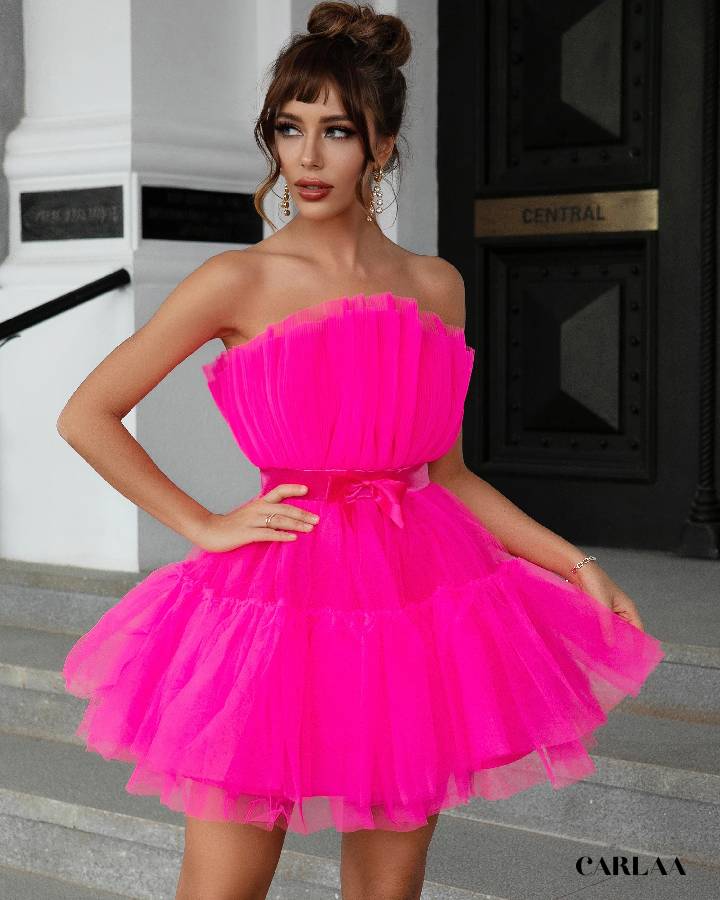 Robe de soirée bouffante