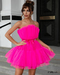 Robe de soirée bouffante