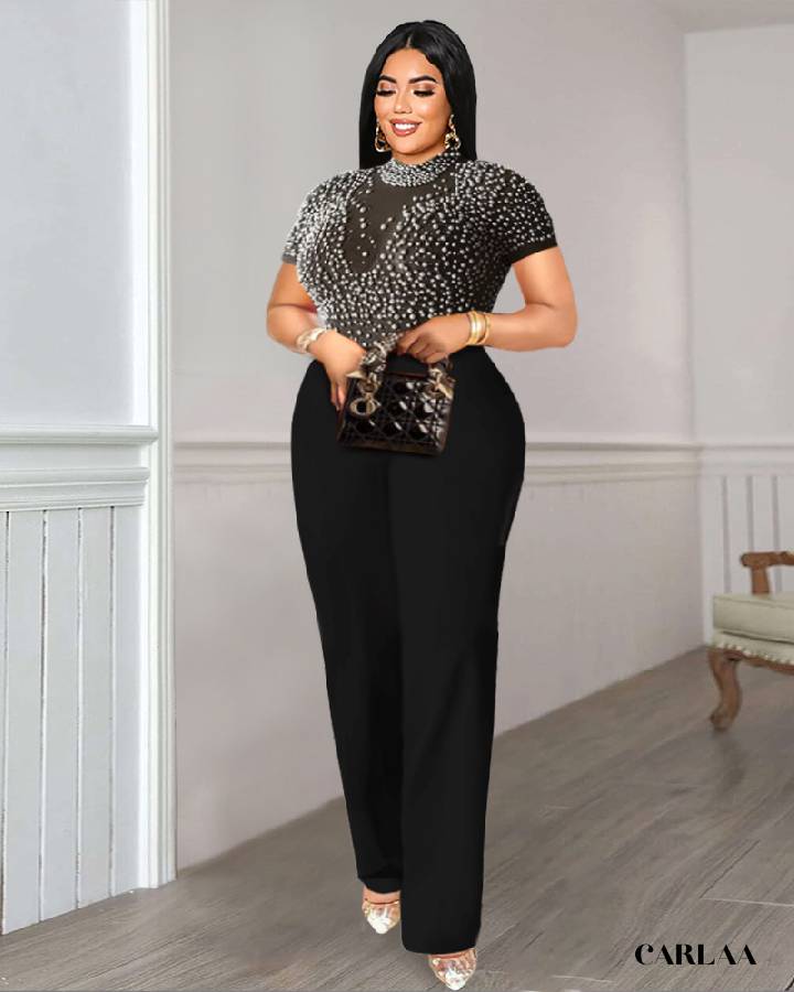 Plus Size Wedding Jumpsuit