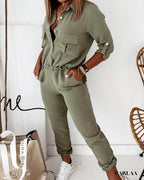 Combinaison Pantalon Verte