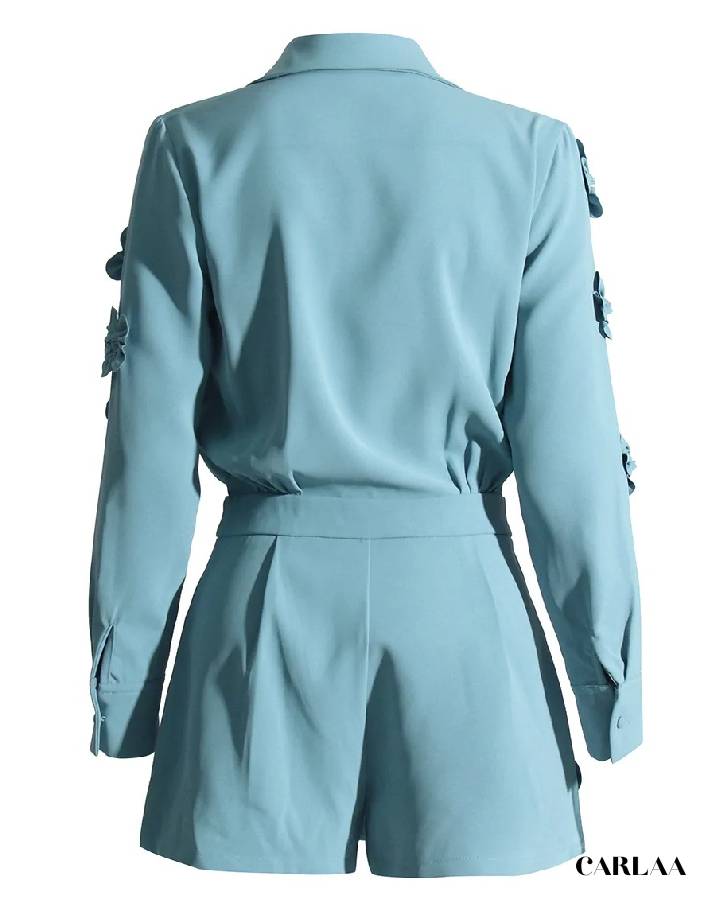 Light blue romper