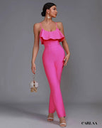 Fuchsia jumpsuit